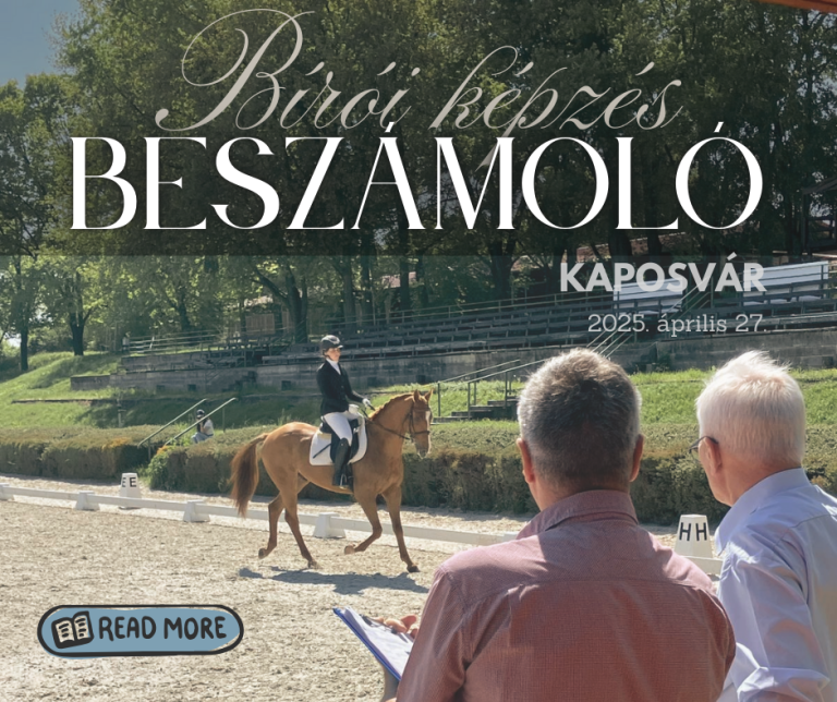 Beszámoló a bírói képzésről