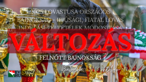 2025. évi Lovastusa OB indulási feltételeinek módosítása