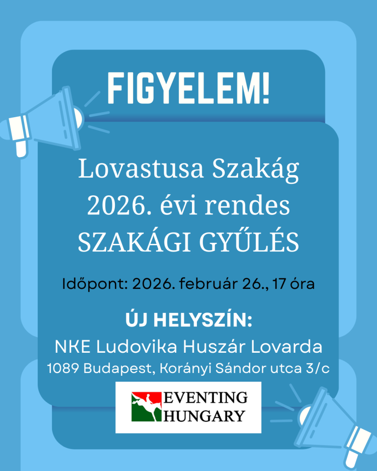 2026. évi rendes szakági gyűlés